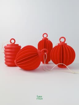 Lantern Ornament Set | Holiday Decor, Home Decor 3d model