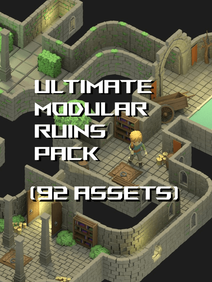 Ultimate Modular Ruins Pack 3d model