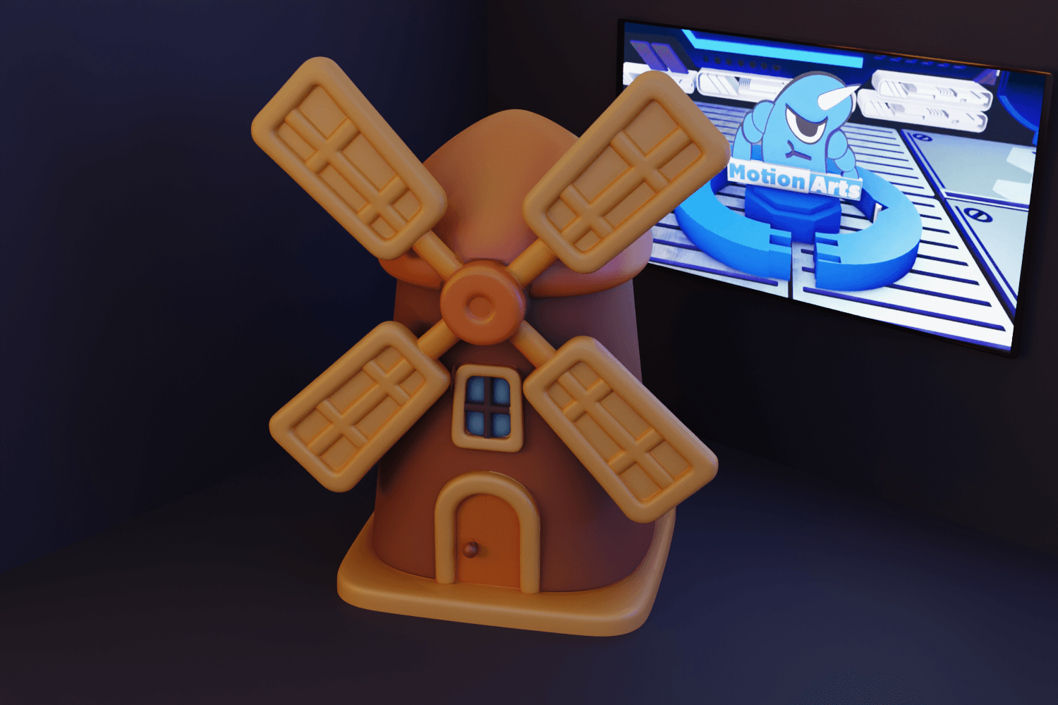 Moinho estilo Holandês.stl 3d model