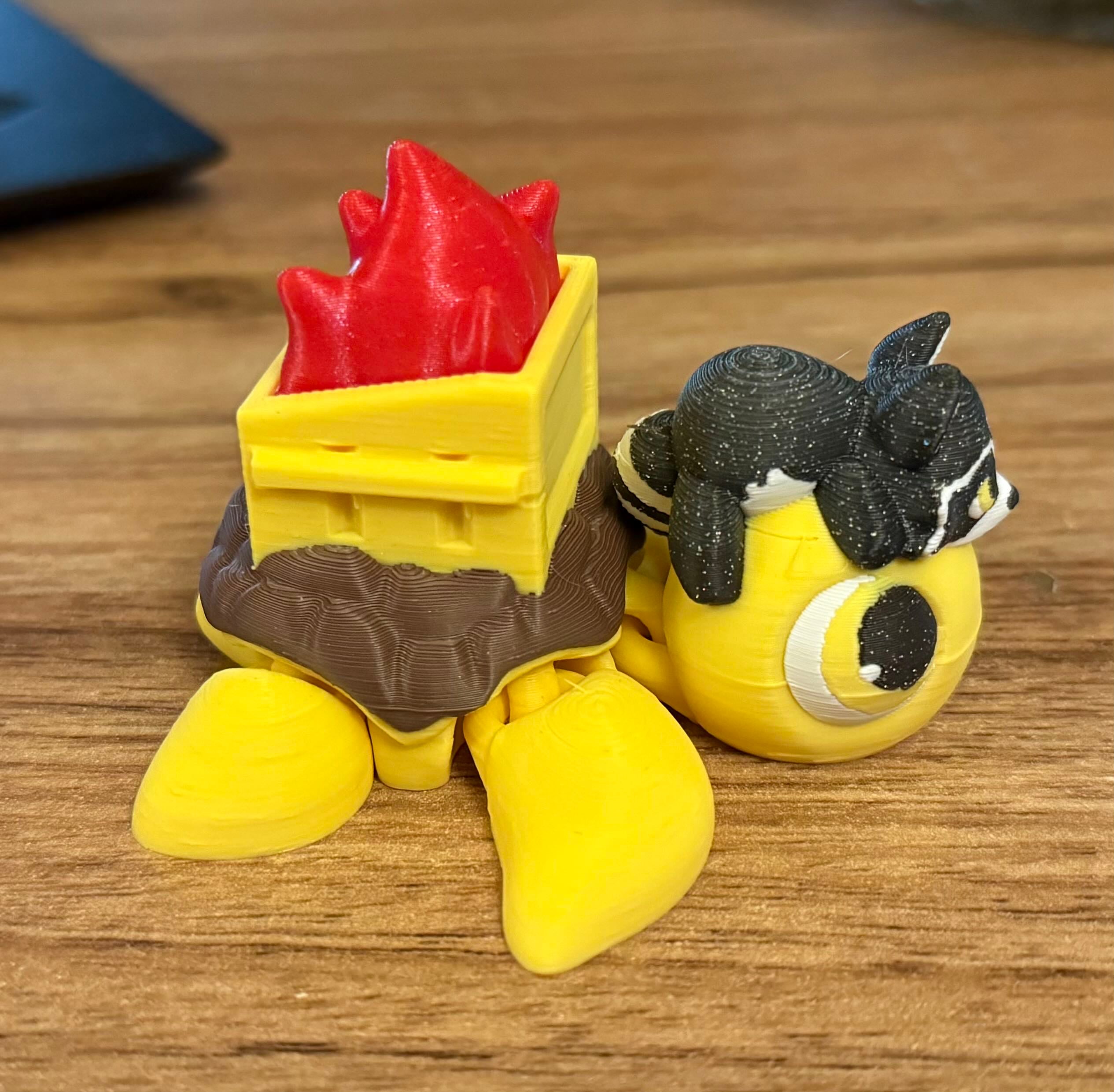 Dumpster Fire Turtle - Community Choice Model 3d model