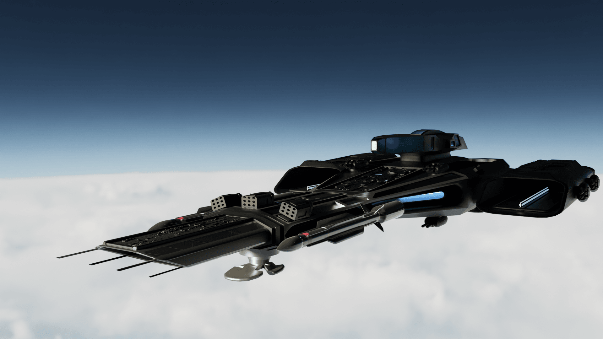 Naga class heavy bomber 3d model