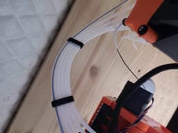 PTFE tube holder x5 - Simplest Design 3d model