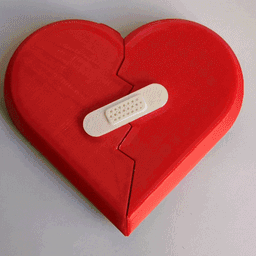 broken heart box 3d model