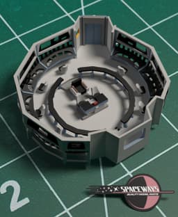 1/350 TOS The Cage Pilot Bridge Interior 3d model