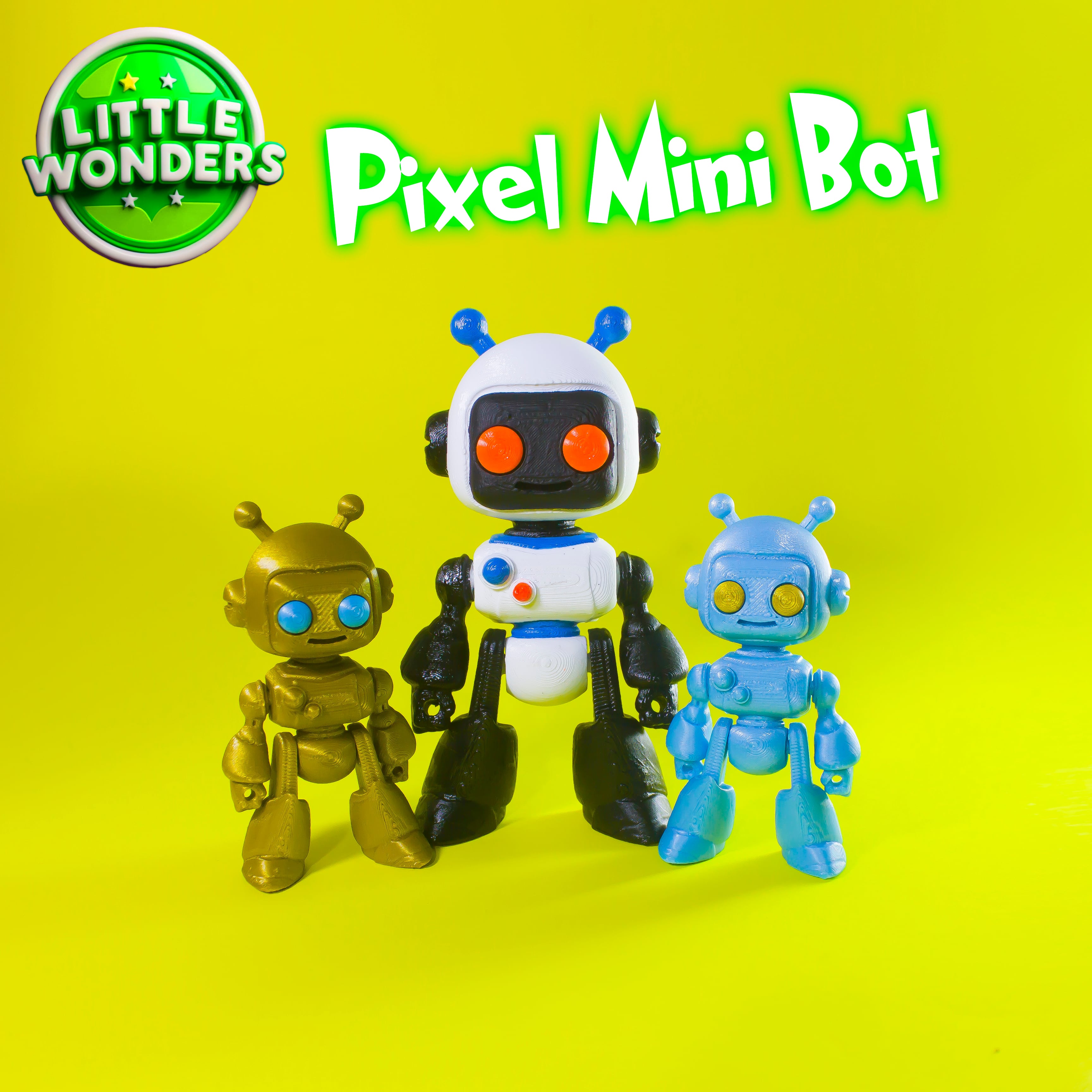 Pixel Mini Bot 3d model