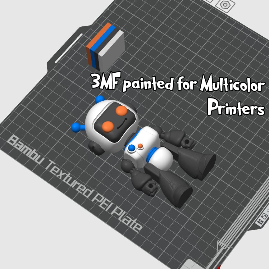 Pixel Mini Bot 3d model