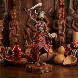 Oya Timboa Statue - African Orisha Goddess 3D Printable STL 3d model