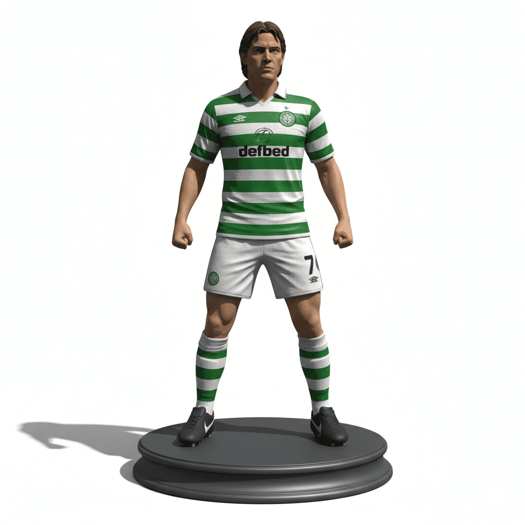 Football Player : Henrik Larsson Football Soccer Striker 3d model