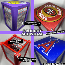 PSA Slab Display Cube w/ Blank Lid 3d model