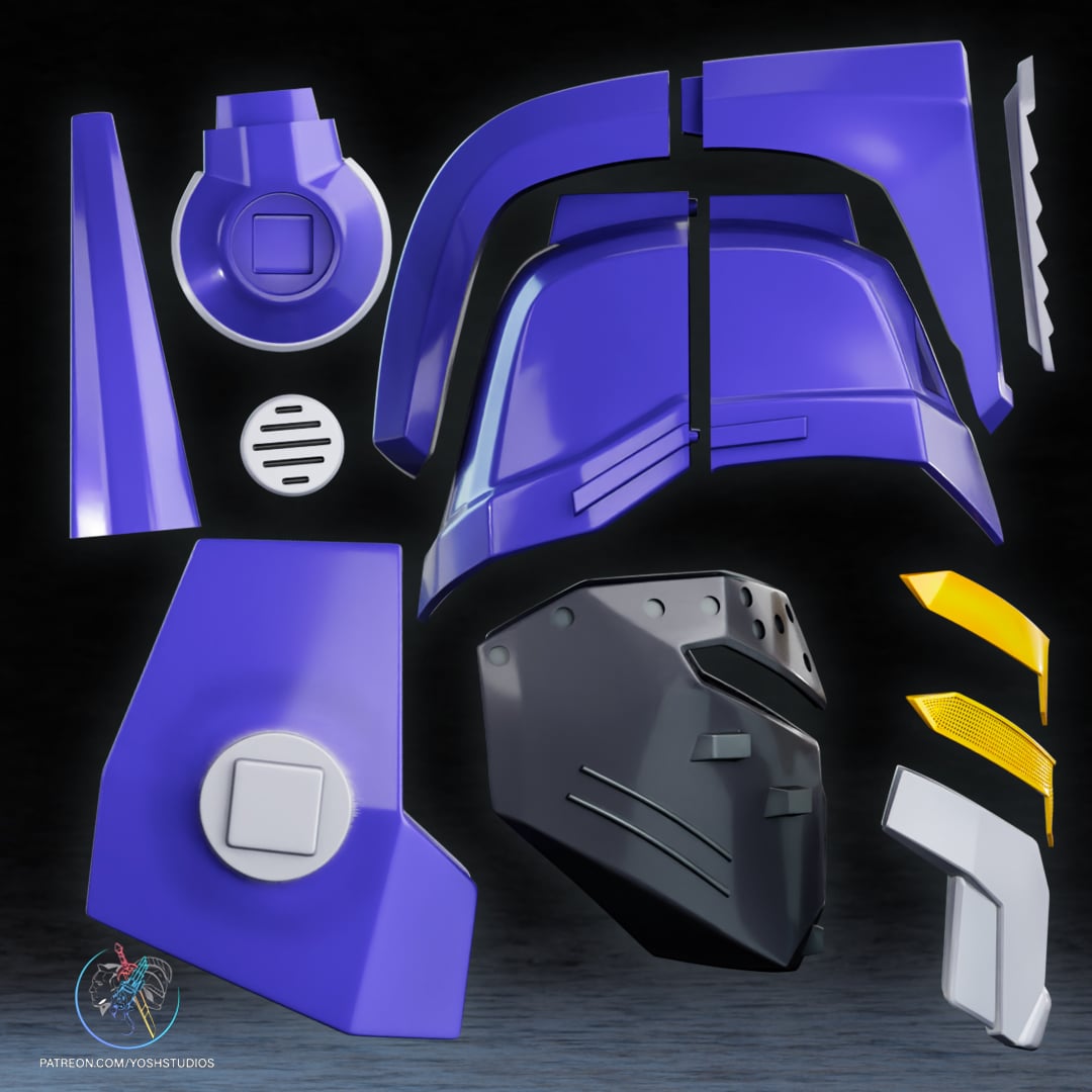 Optimus Reinhardt Helmet 3D Printer STL File 3d model