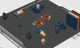 Brutish Sailor Figure 3MF | Character Decor Multi-Color | HighDetail 3d model