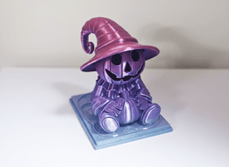 Cute Pumpkin in a Witch Hat 3d model