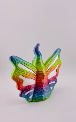 Stained Glass Butterfly Gnome 3d model
