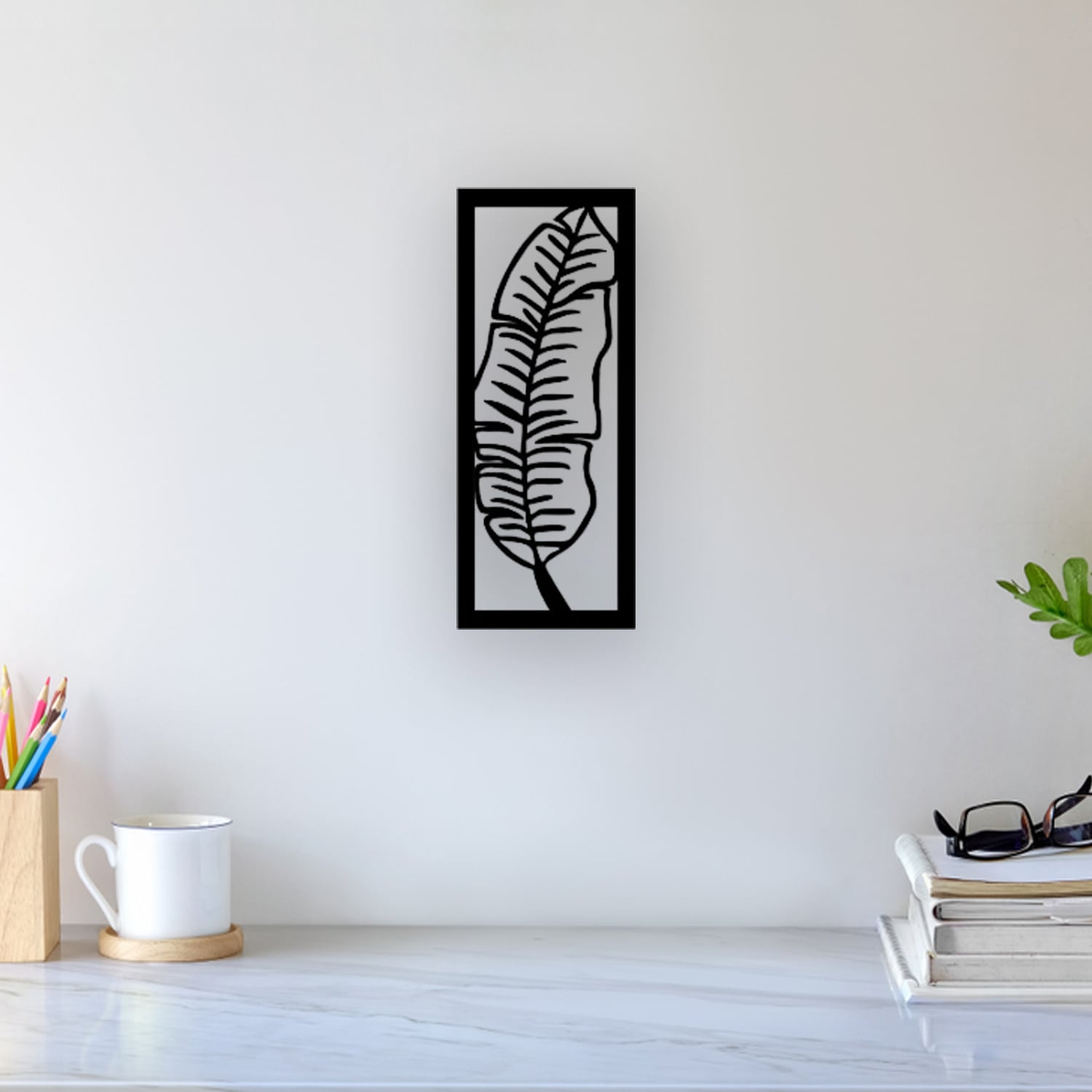 Leaf Wall Art 3d model