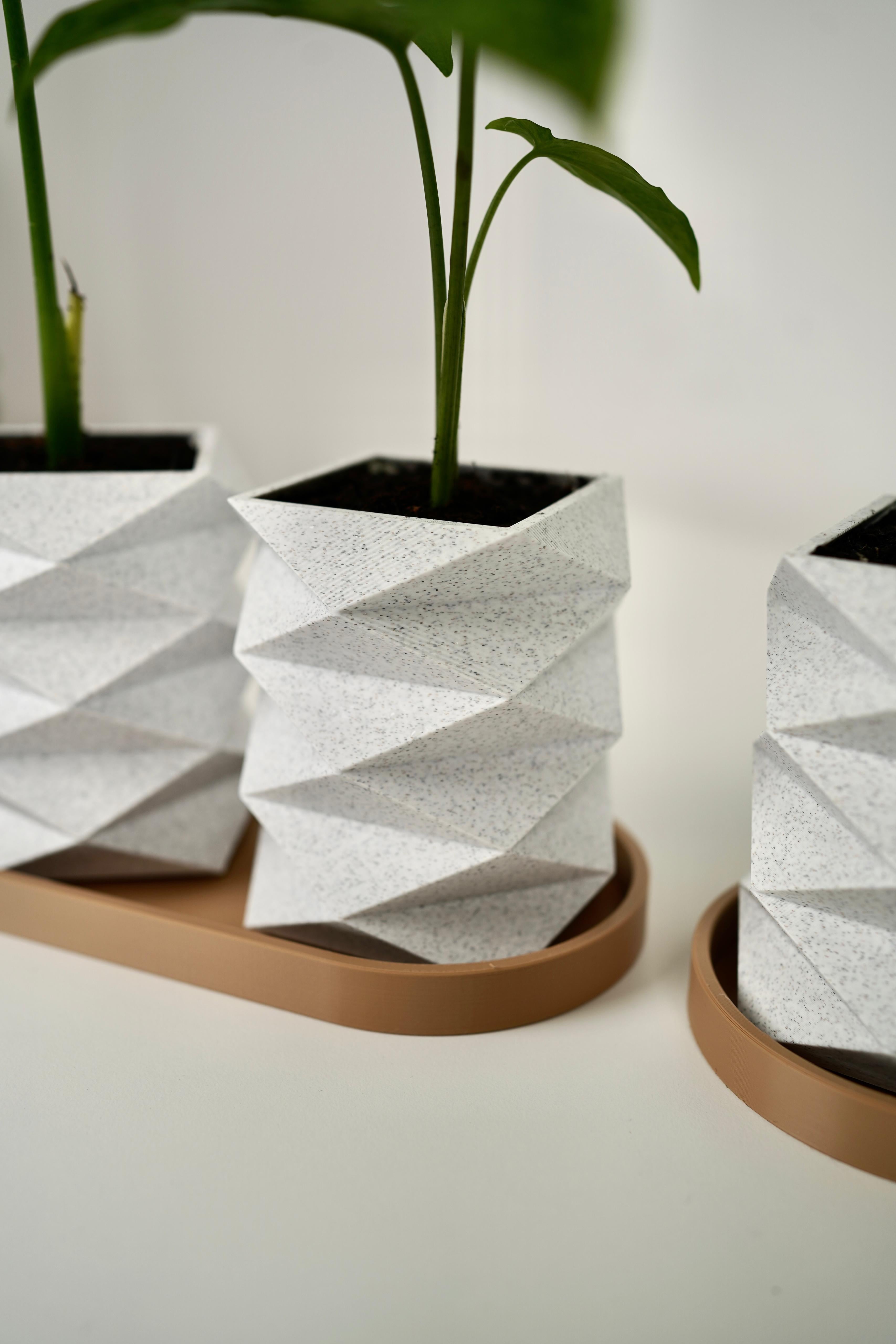 ORIGAMI planters 3d model