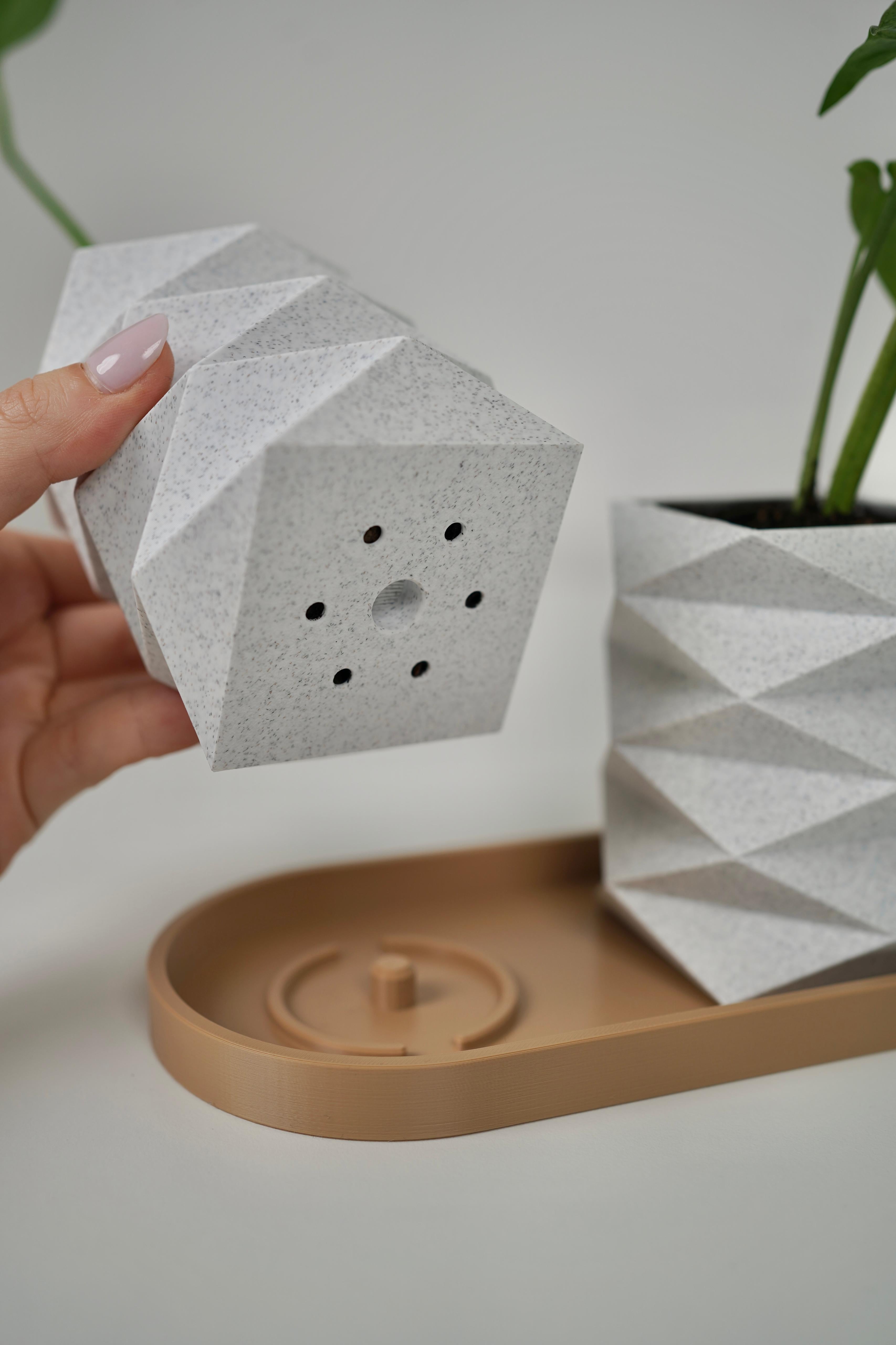 ORIGAMI planters 3d model