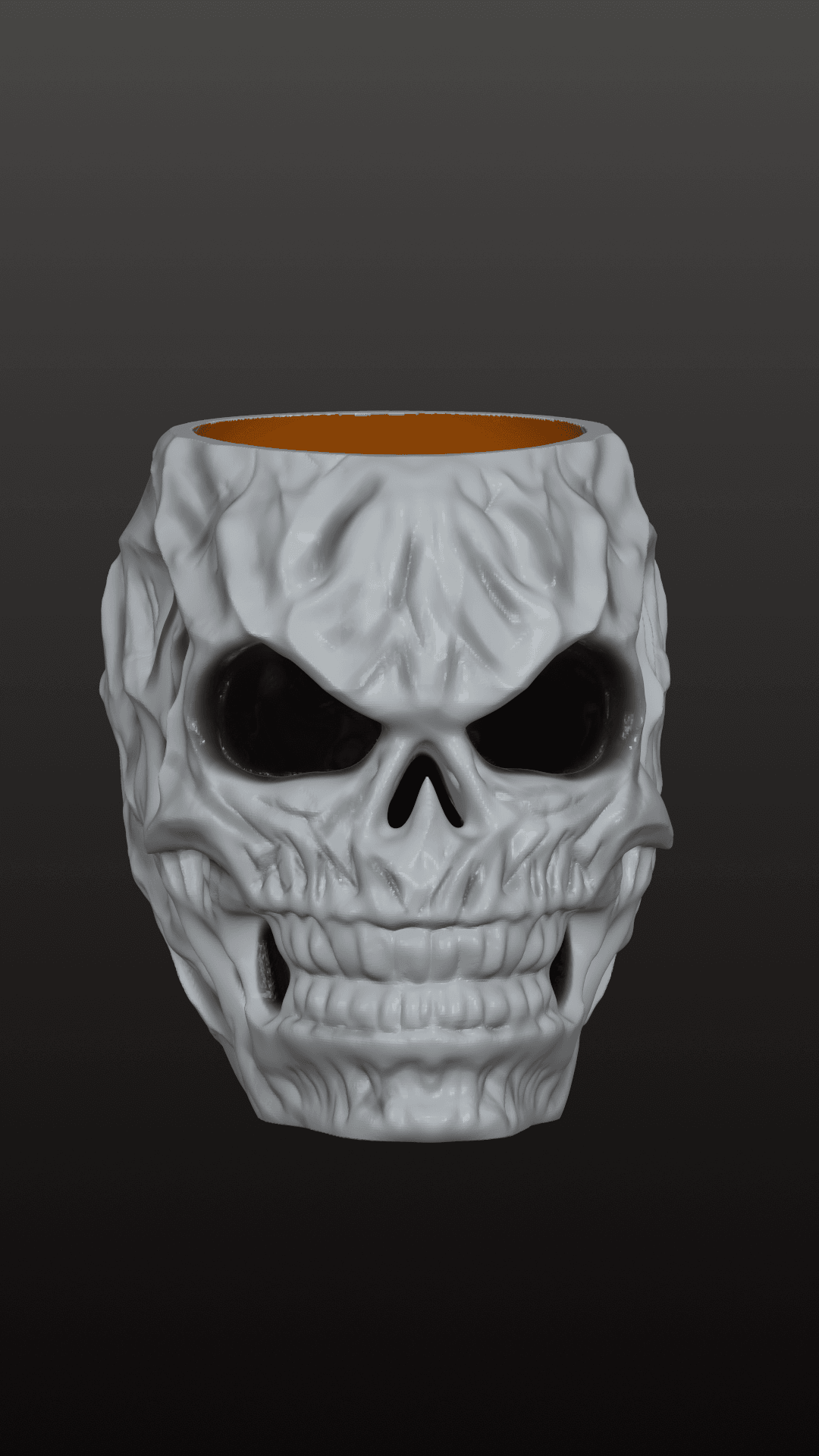 Skull Planter 3d model