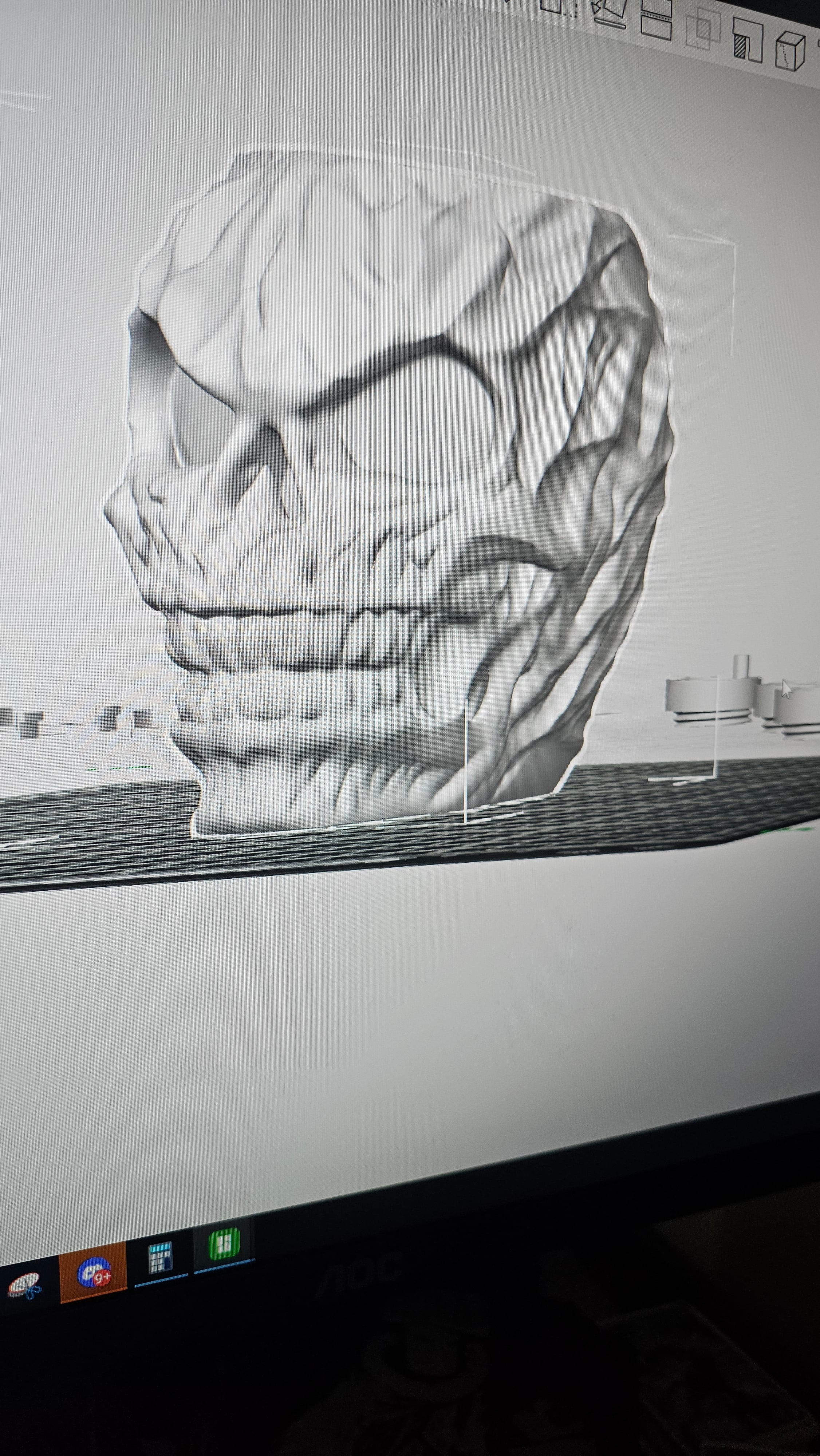 Skull Planter 3d model