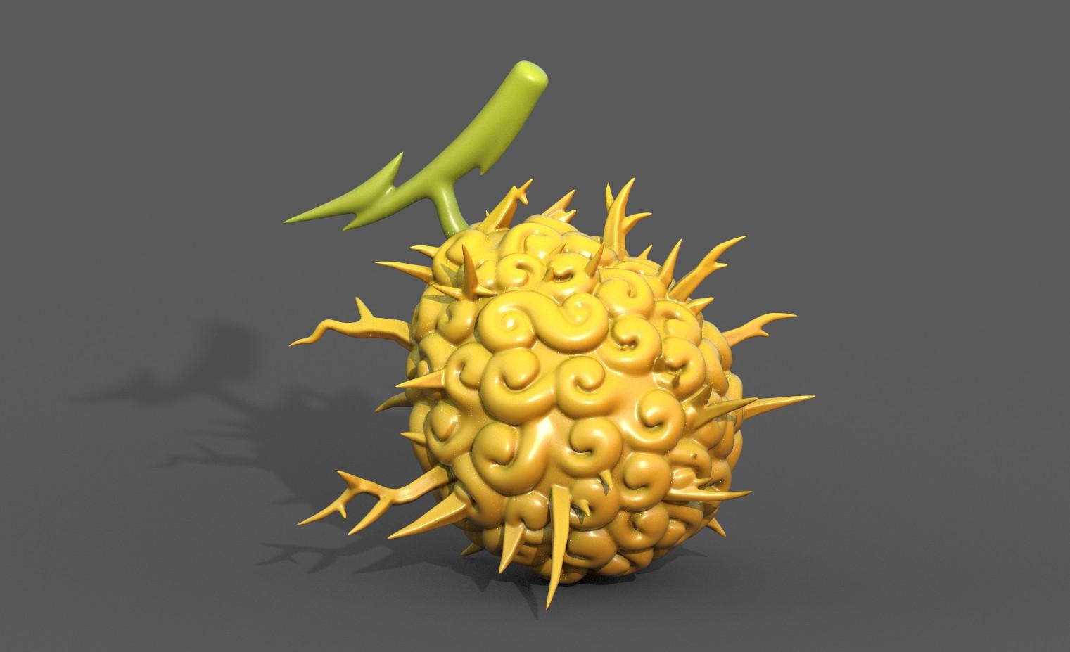 Goro Goro Devil Fruit 3d model