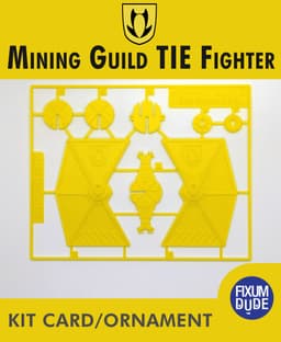 Mining Guild TIE Fighter Kit Card 3d model