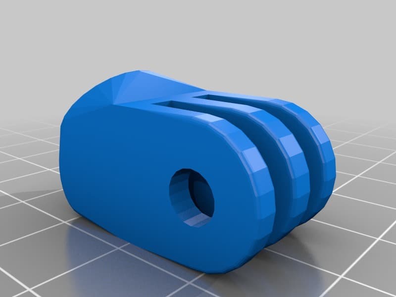 My Customized GoPro mounts (SkyFlex) bras 20mm axe 45 degres 3d model