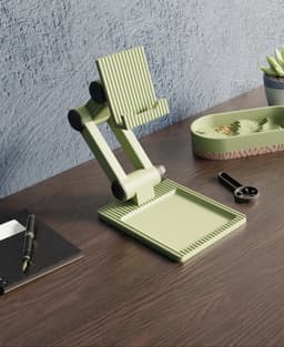 Adjustable Contour Phone Holder 3d model