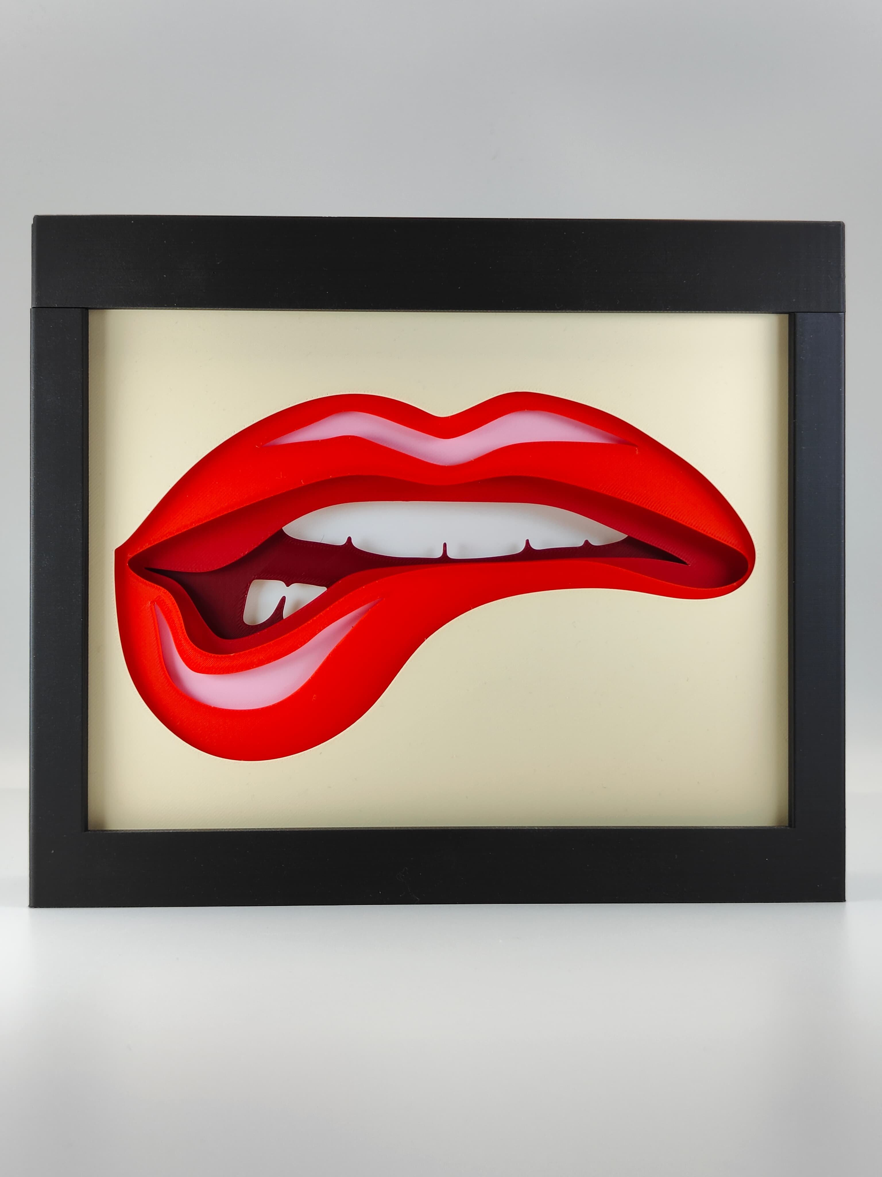 Lips Shadow Box A 3d model