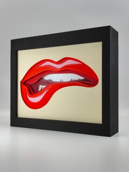 Lips Shadow Box A 3d model