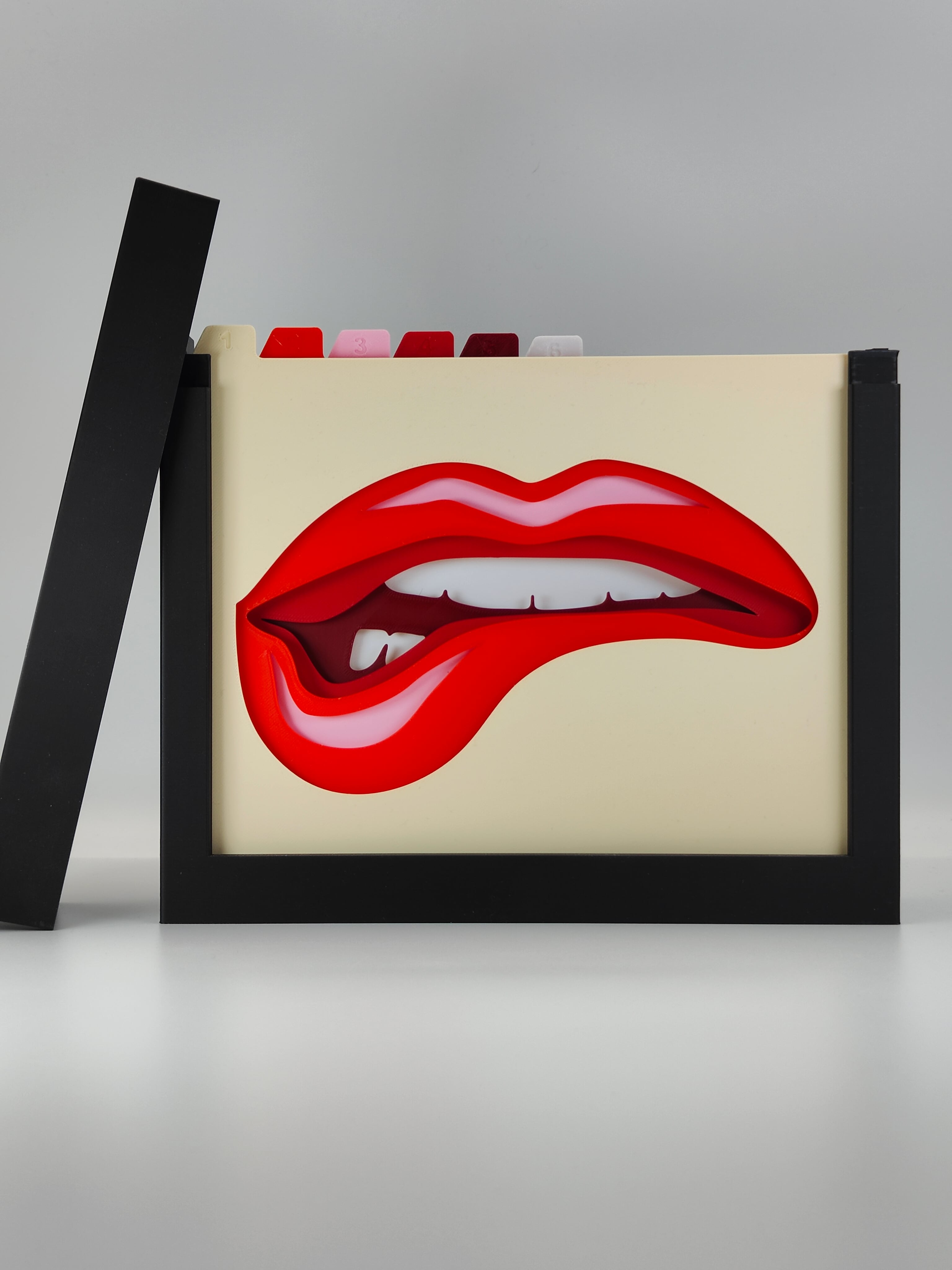 Lips Shadow Box A 3d model