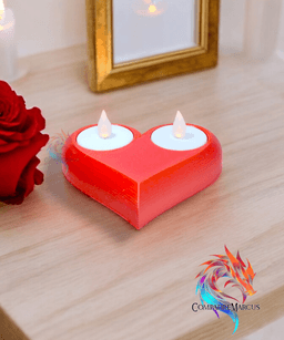 Basic Heart Tealight Holder / no supports / 3mf included 3d model