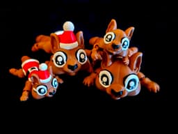 Chipmunk and Christmas Chipmunk *Personal Use* 3d model