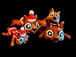 Chipmunk and Christmas Chipmunk *Personal Use* 3d model