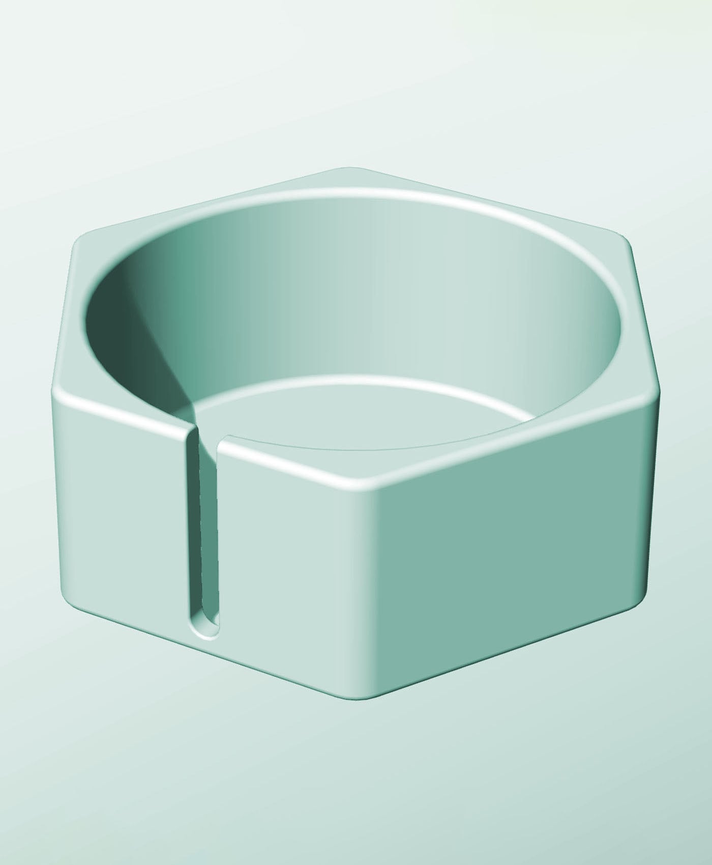 CH162-75-S Stackable slotted component box for creative makers 3d model