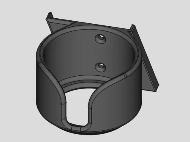 Bottle Holder - 65mm diam - NUK junior 3d model
