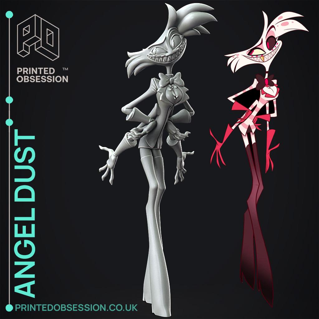 Angel Dust - Hazbin Hotel - Fan Art 3d model