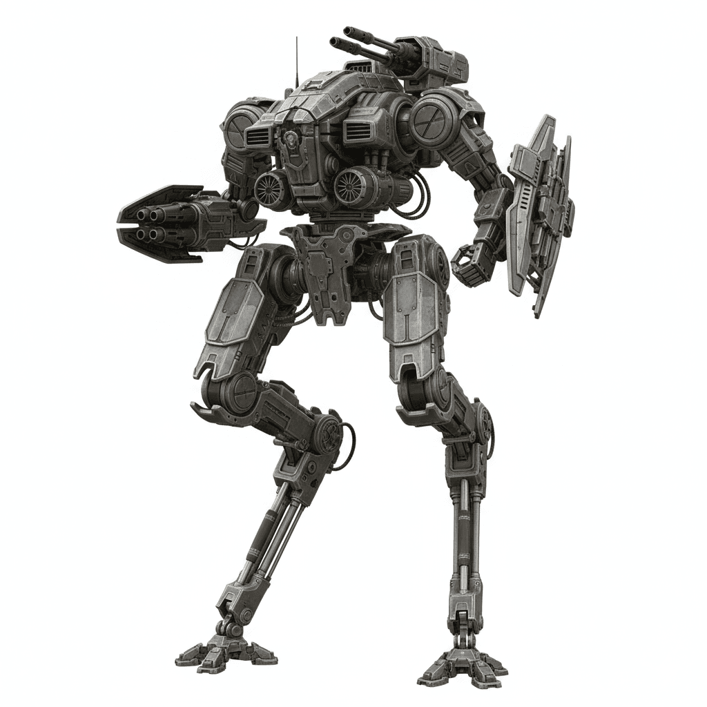 Military Mechs : Long Leg Assault Walker 3d model