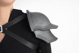 Steel Knight Shoulder Pauldrons 3d model