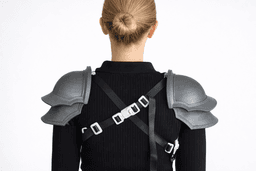 Steel Knight Shoulder Pauldrons 3d model