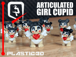 Articulated Cupid Girl - The Valentine Sentinels 3d model