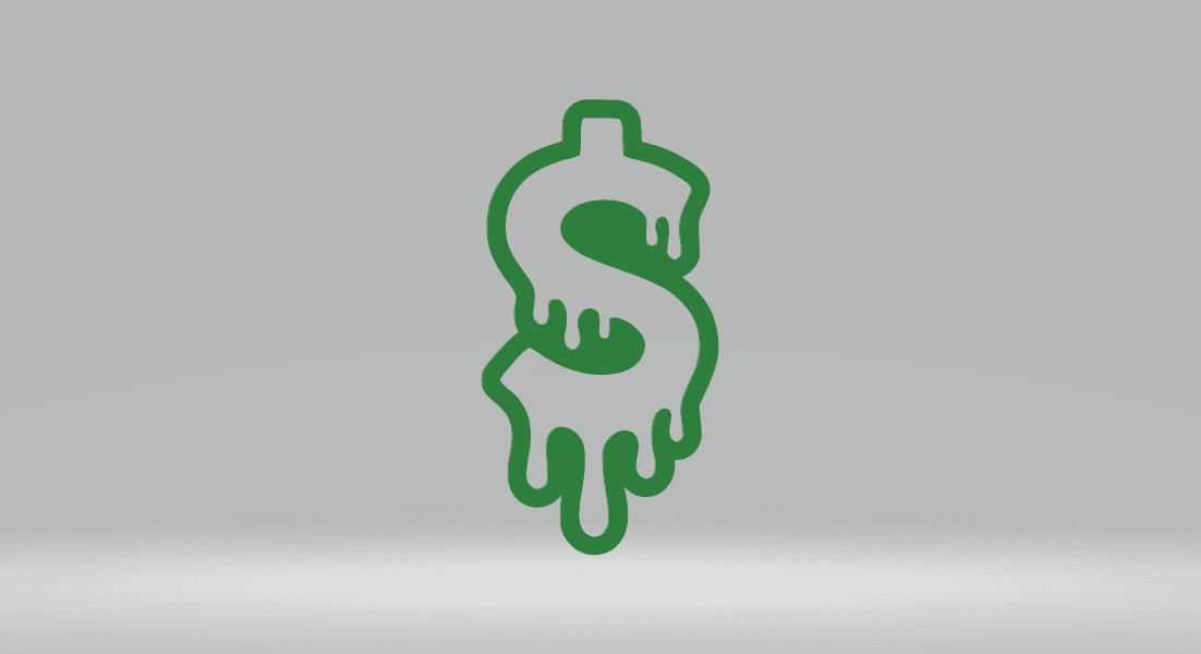 Dollar 2d Art.stl 3d model