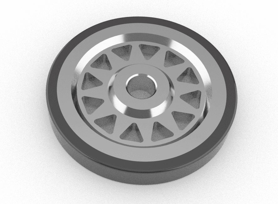 General Purpose Wheel 12cm (Dia) 3d model