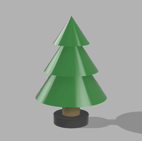 Christmas Tree Tabletop Decoration v1.stl 3d model