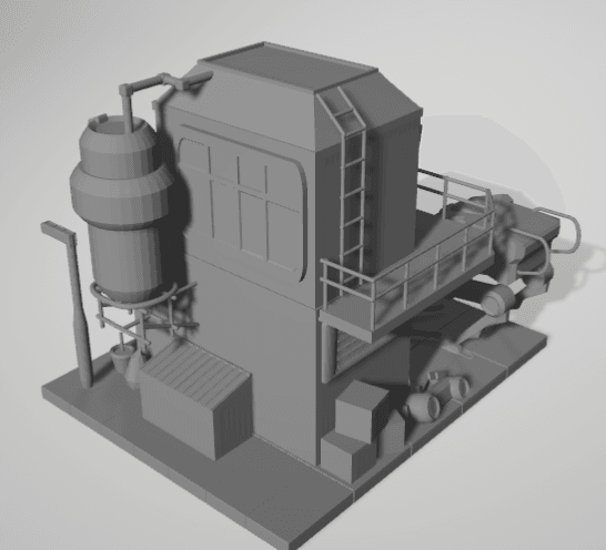 Futuristic House 3d model