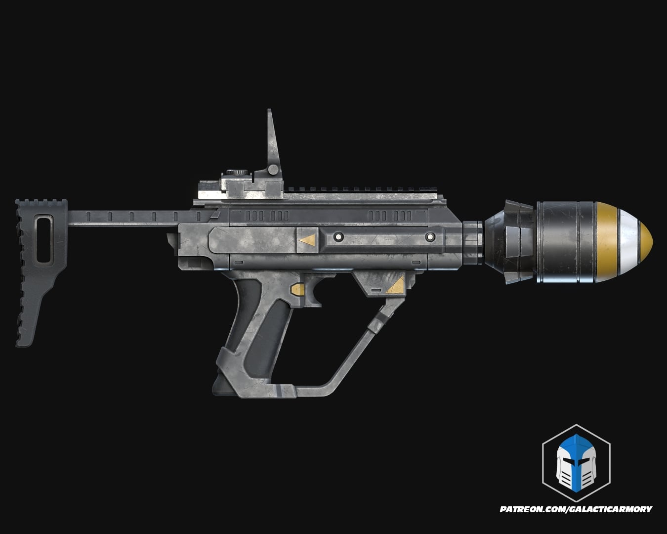 HD2 - Ultimatum Launcher - 3D Print Files 3d model