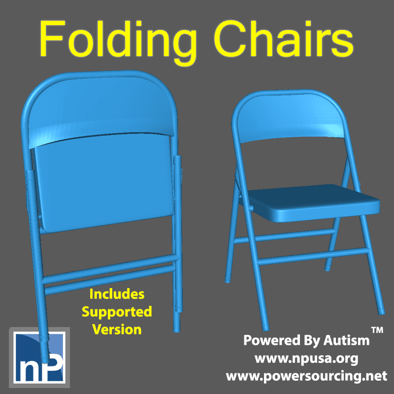 Modern Marvels - Folding Chairs 3d model