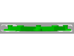 Kinetic Extruder Visualizer Engine with wider pistons from JohnyR 3d model