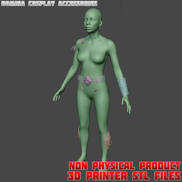 Domina Cosplay Accessories Overwatch 3d model