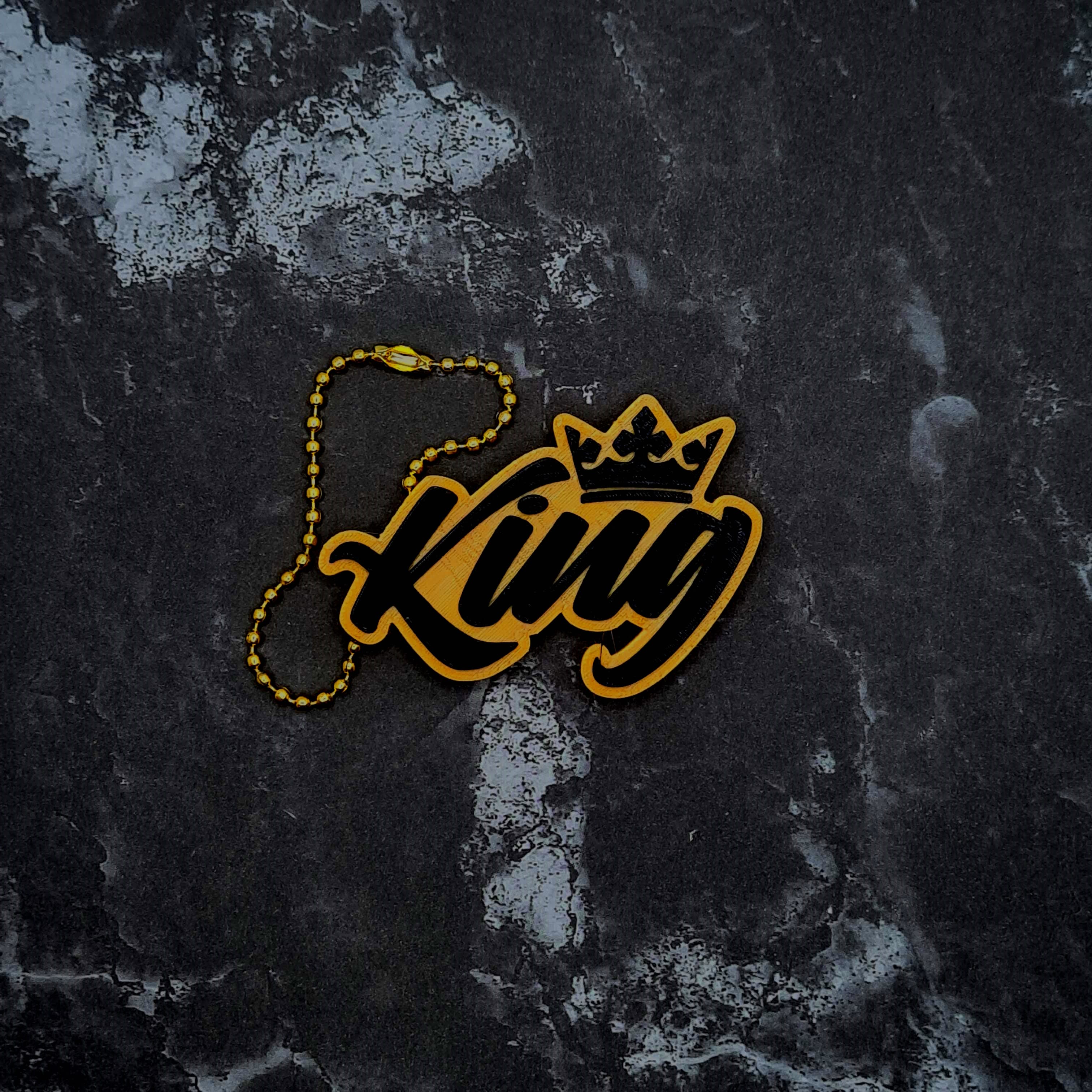 King Keychain 3d model