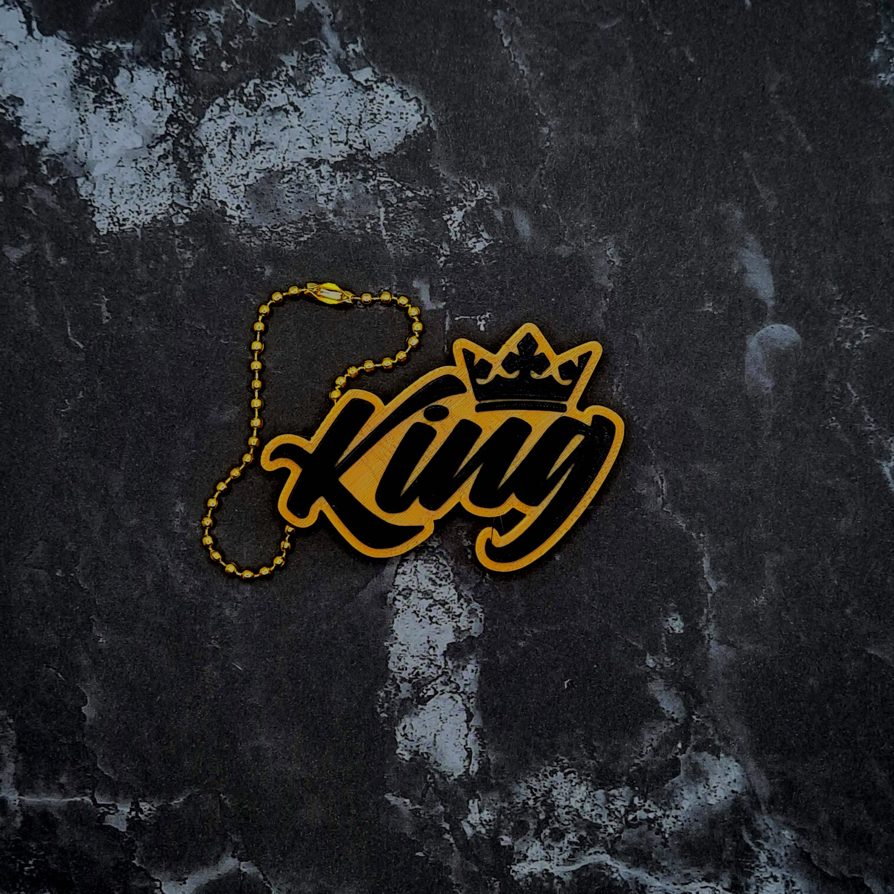 King Keychain 3d model