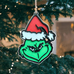 Christmas The Grinch Tree Ornament 3d model